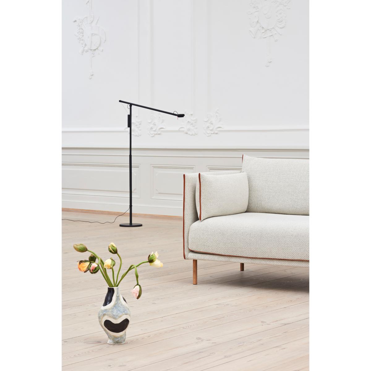 HAY Fifty-Fifty floor lamp Soft black – image 5