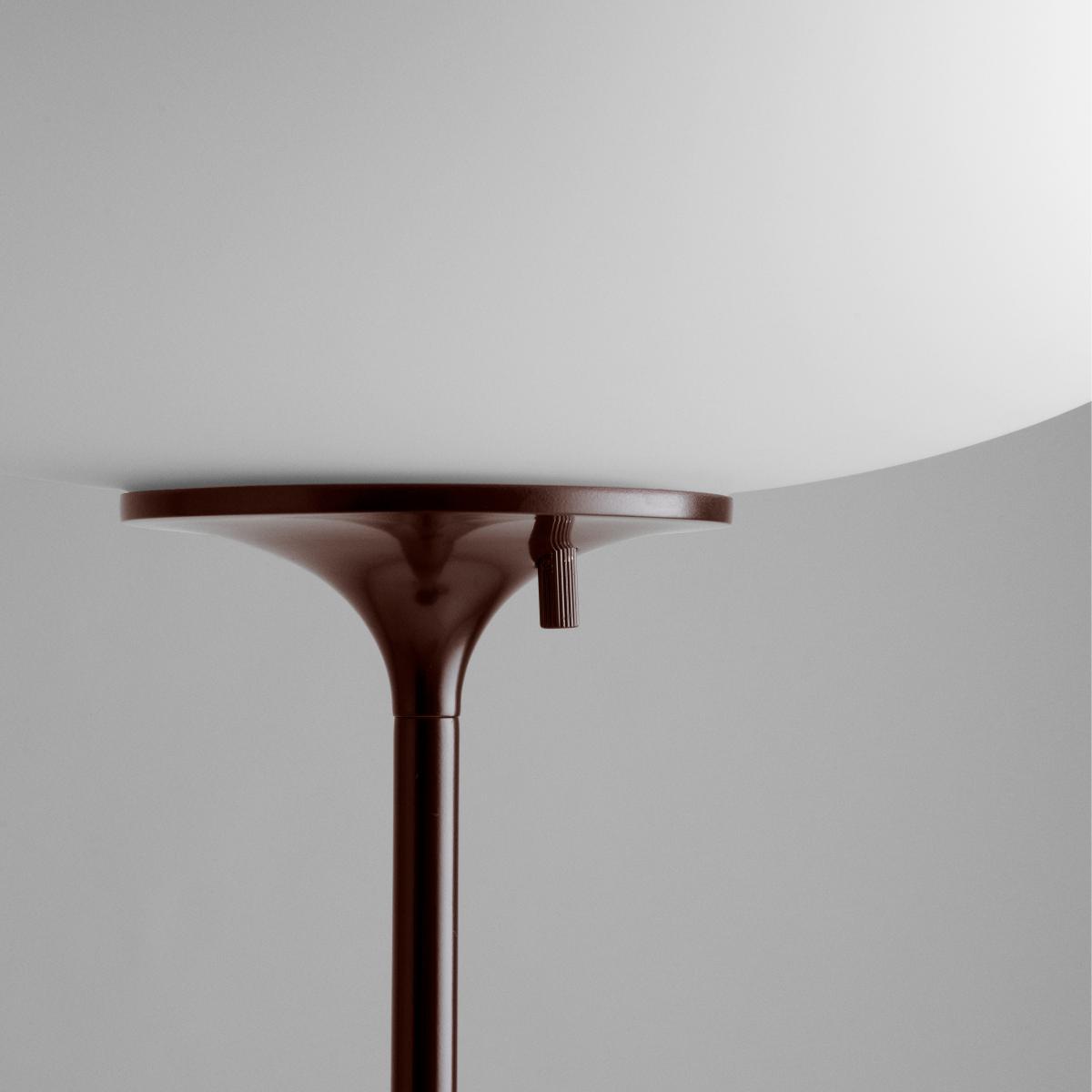 Gubi Stemlite floor lamp 110 cm Black red – image 3