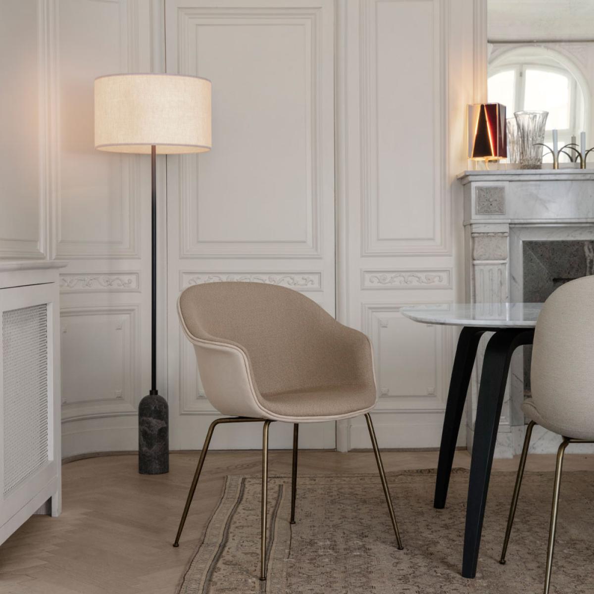 Gubi Gravity floor lamp Black steel/canvas – image 3