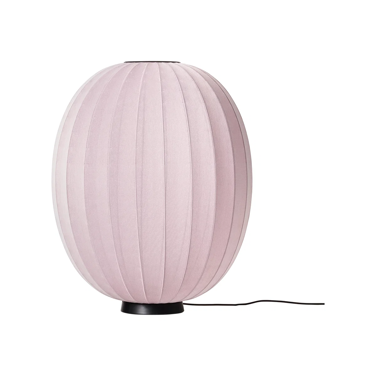 Made By Hand Knit-Wit 65 High Oval Level floor lamp Light pink