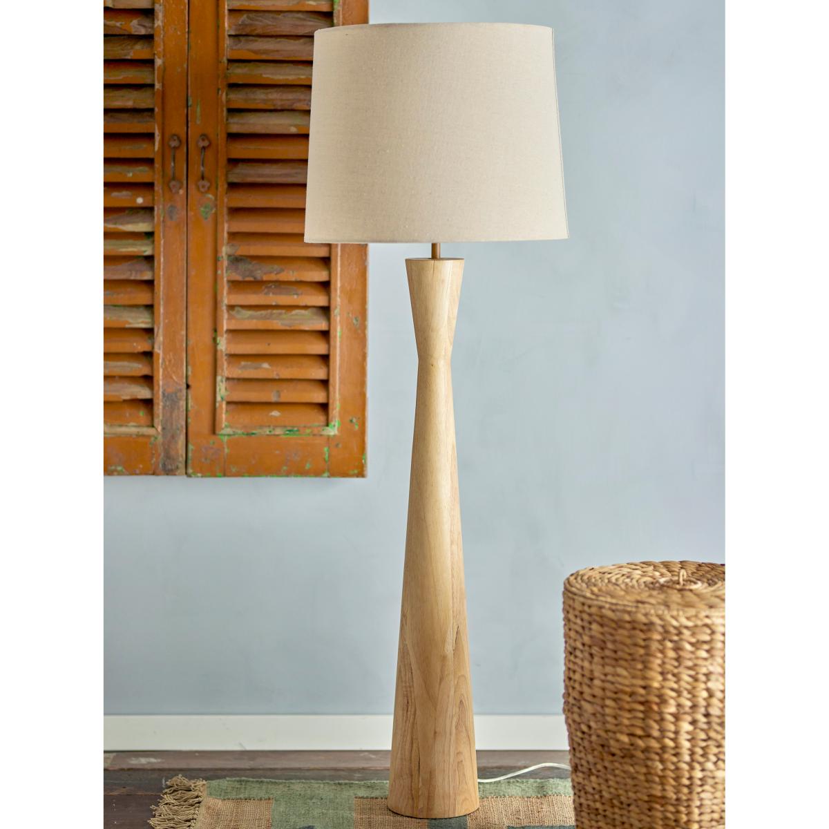 Bloomingville Leonor floor lamp Ø45x130 cm Rubberwood – image 3