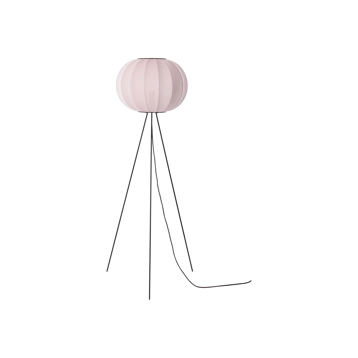 Made By Hand Knit-Wit 45 Round High floor lamp Light pink