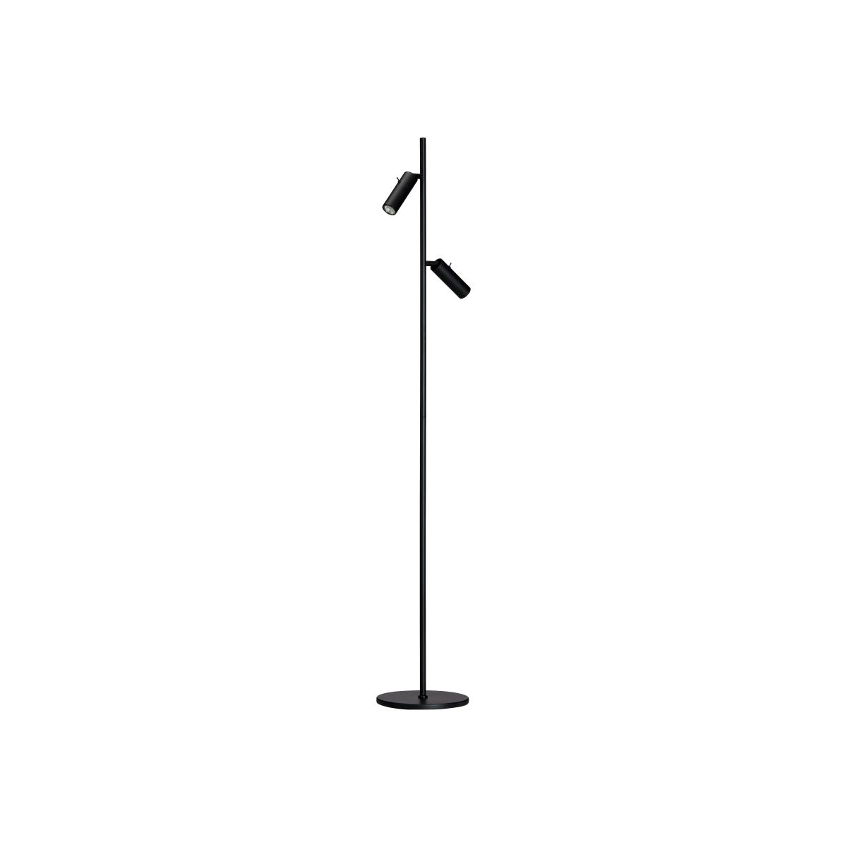 Cato Slim floor lamp double matte black