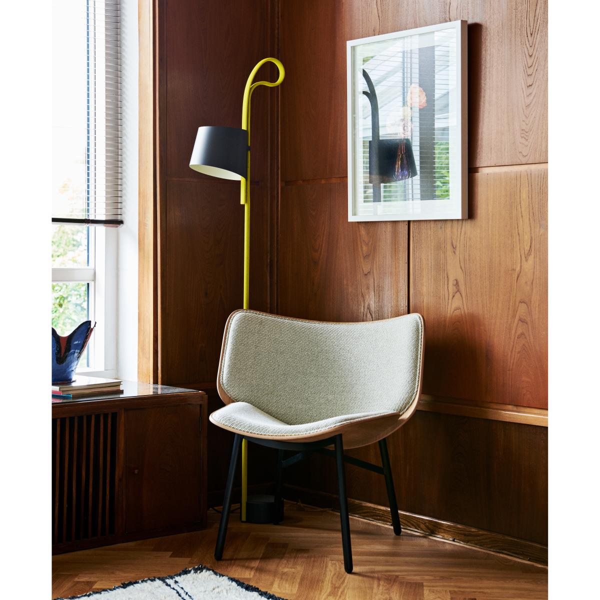 HAY Rope Trick floor lamp Black-yellow – image 9