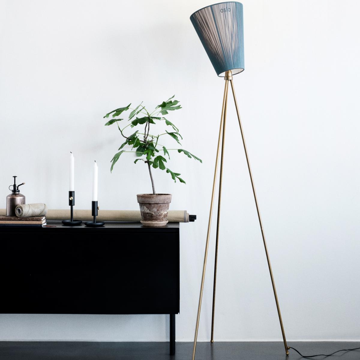 Northern Oslo Wood Floor lamp Beige beige stand – image 3