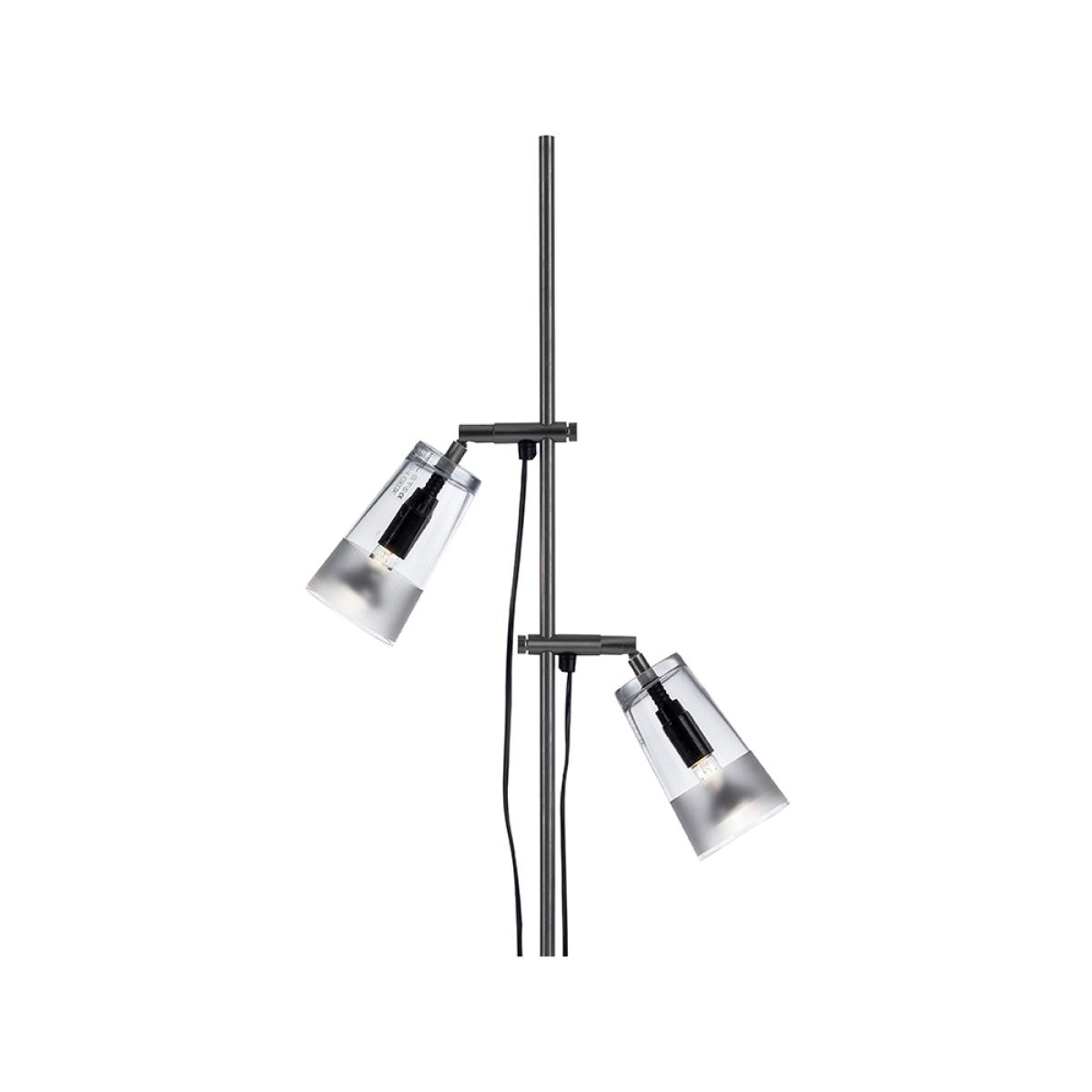 Bsweden Manhattan 16 floor lamp Glass clear frosted band – image 2