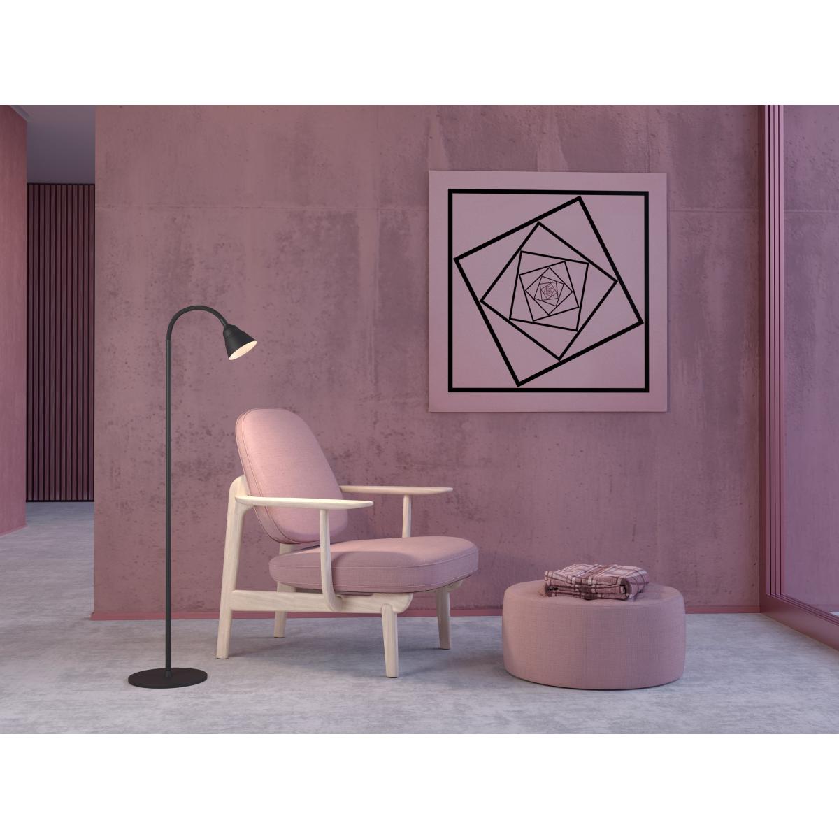 Herstal Relief floor lamp 10W Matte black-grey beige – image 2