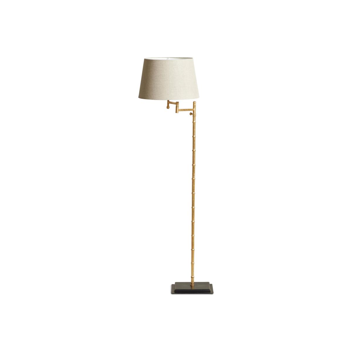 Bambu Swivel Floor Lamp - Gold – image 1