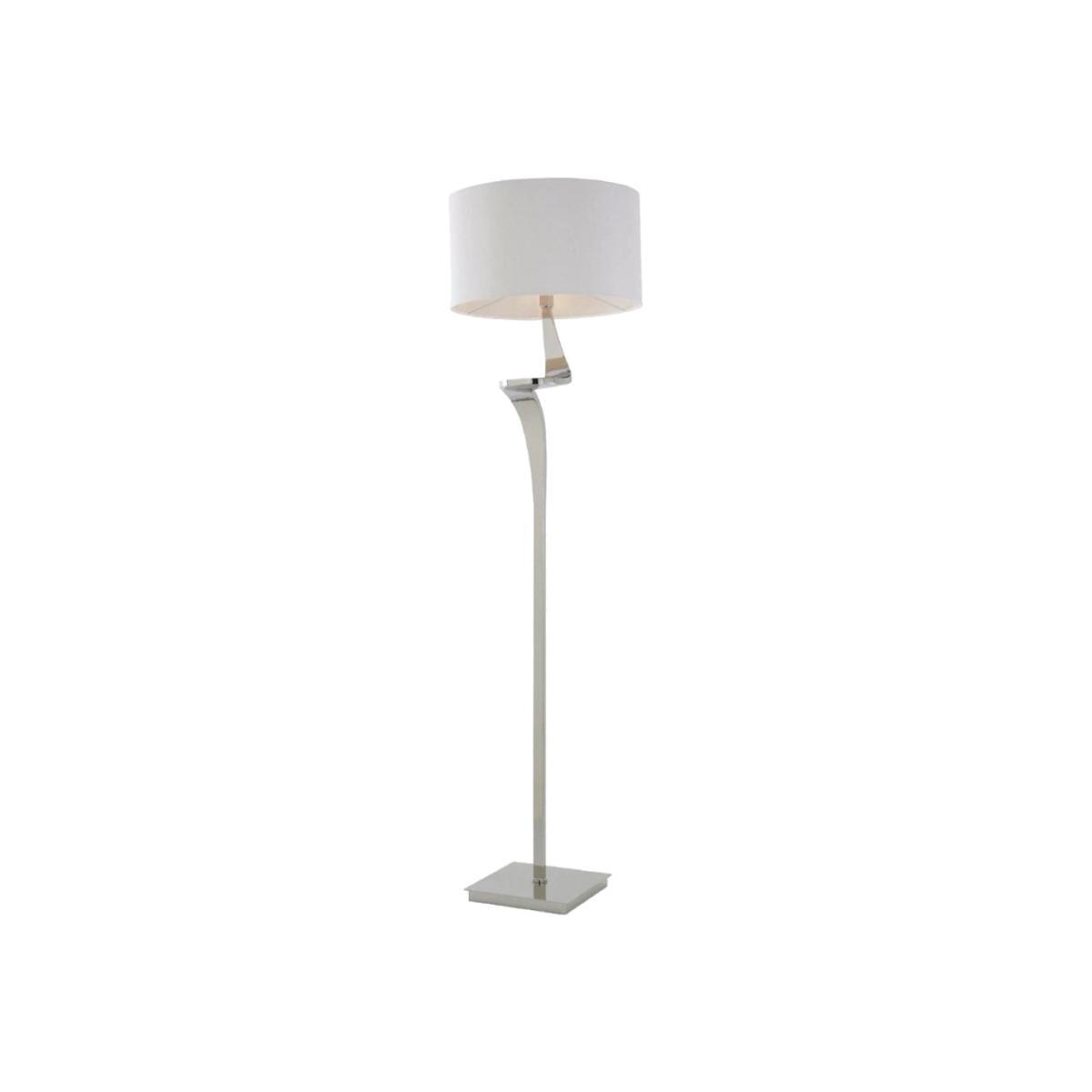 RV Astley Enzo Nickel Finish Floor Lamp