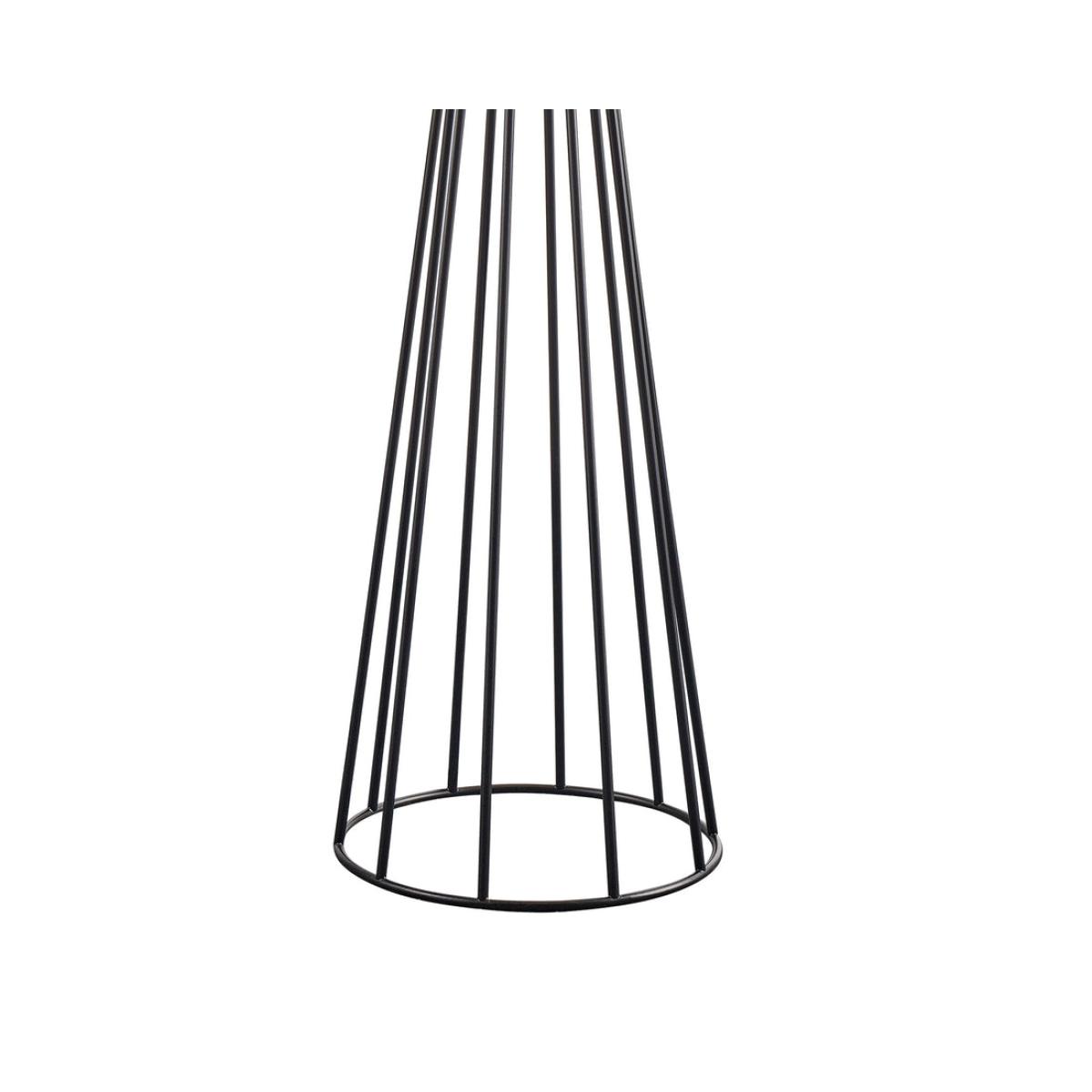 Liang & Eimil Faro Floor Lamp - Matt Black & White Linen – image 4
