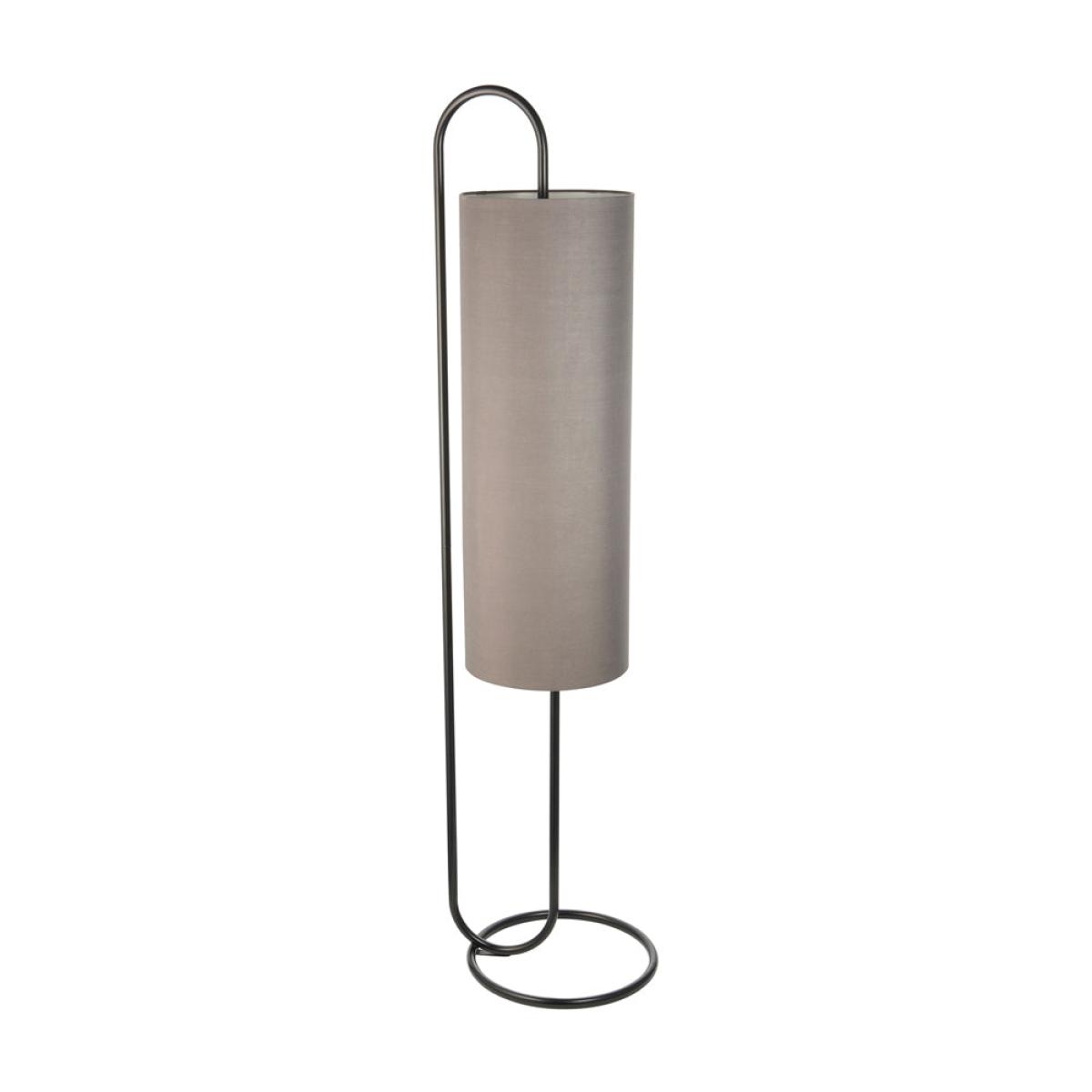 Gallery Interiors Bayford Floor Lamp in Matt Black & Grey – image 2