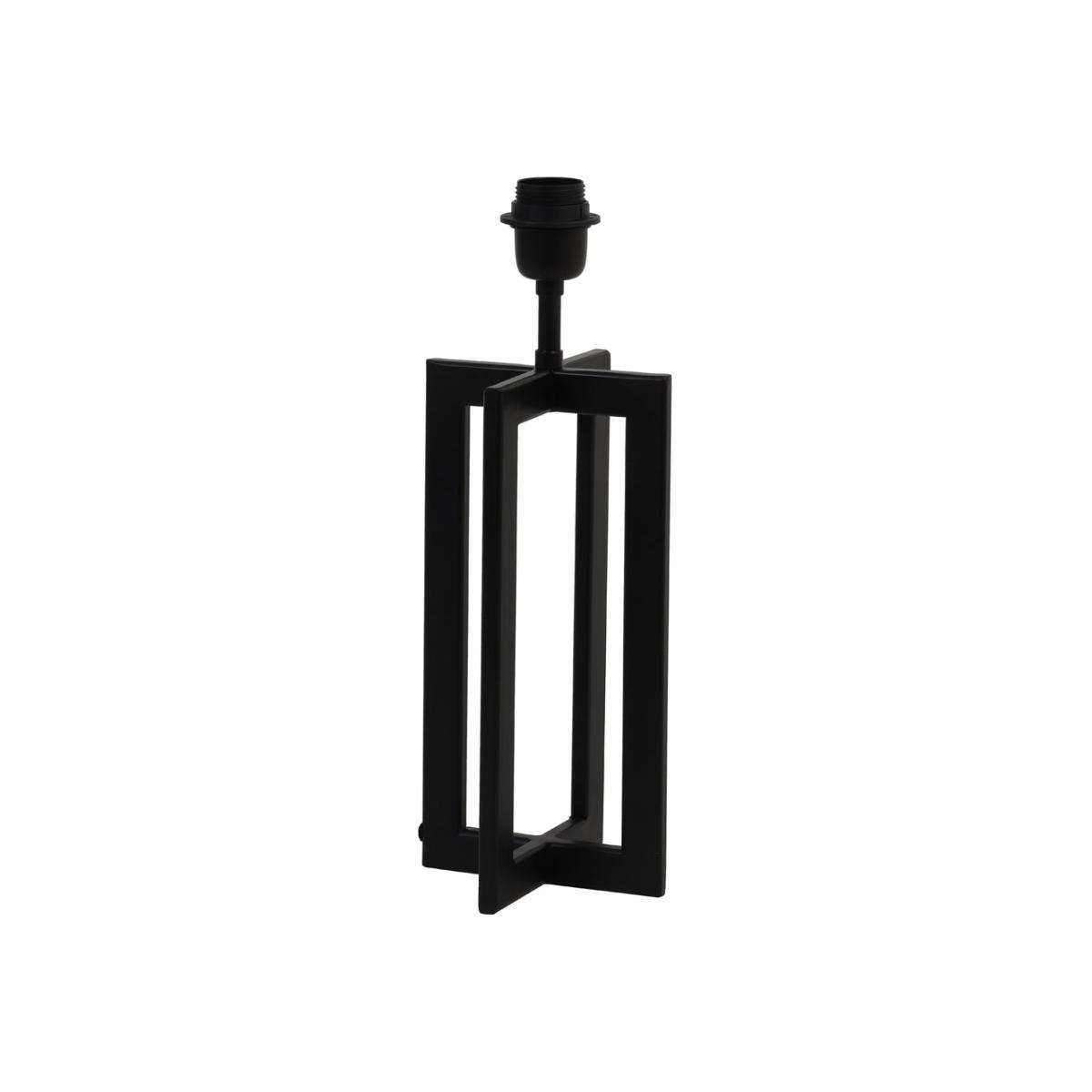 Light & Living Mace Floor Lamp Base Matt Black / Large