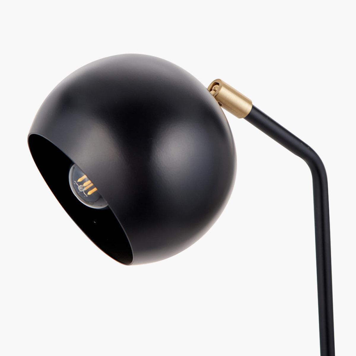 Olivia's Equinox Metal 2 Head Floor Lamp in Black – image 4