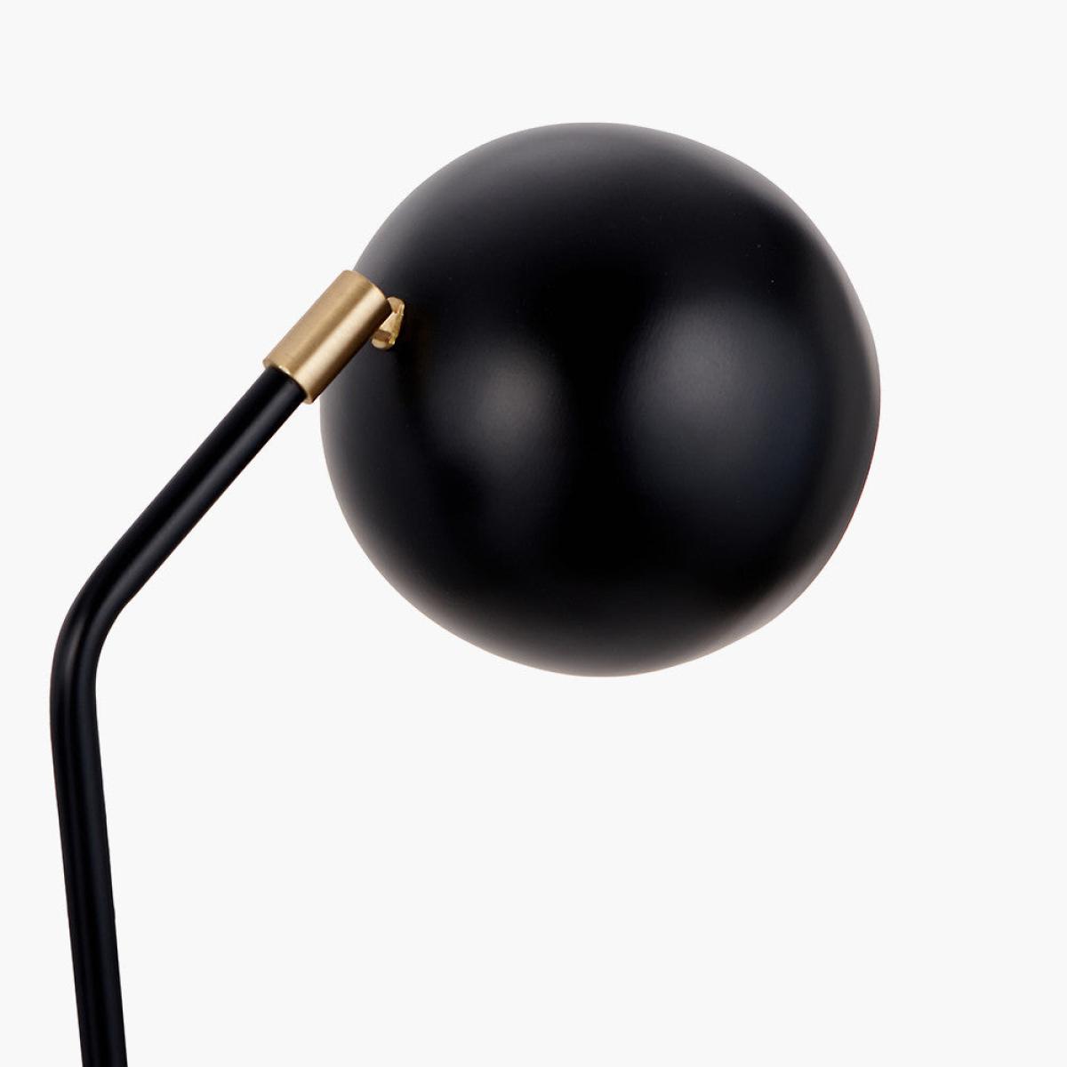 Olivia's Equinox Metal 2 Head Floor Lamp in Black – image 5
