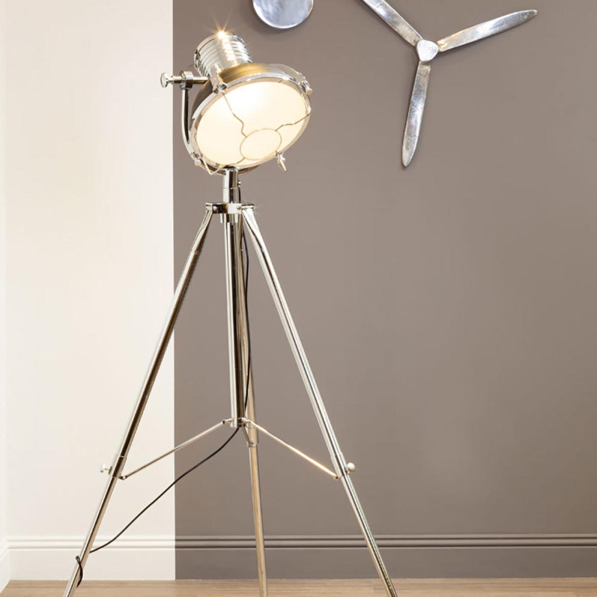 Olivia's Soft Industrial Collection - Industrial Revolution Floor Lamp in Matt Black – image 11