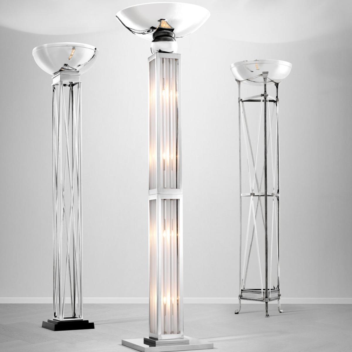 Eichholtz Dorrell Floor Lamp Nickel Finish – image 4