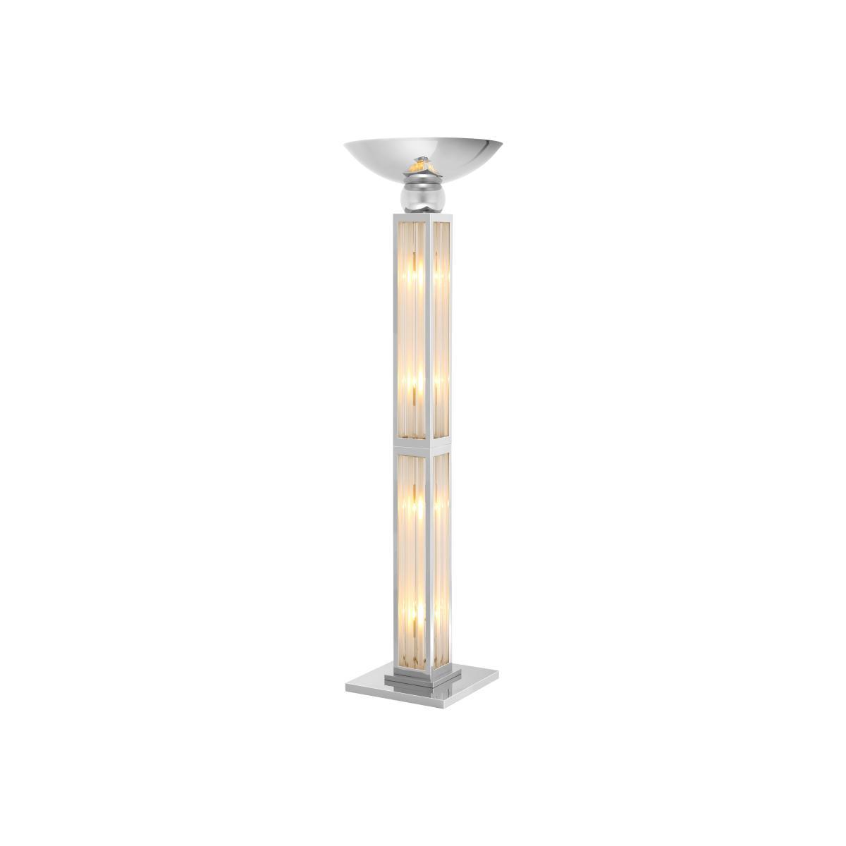 Eichholtz Dorrell Floor Lamp Nickel Finish – image 1