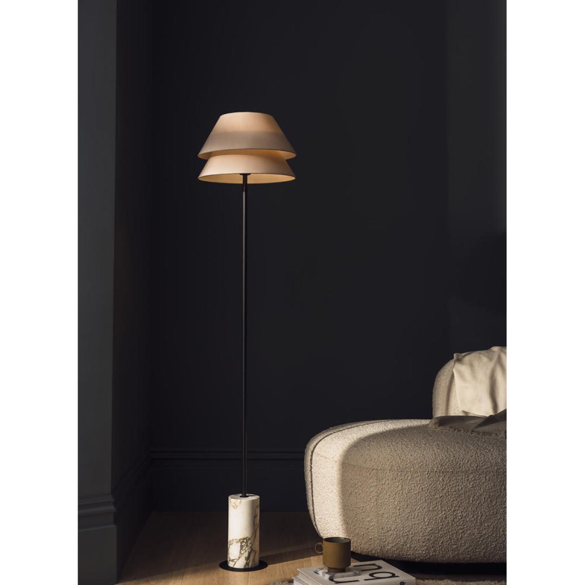 Heathfield Kobi Floor Lamp Calacatta Gold – image 3