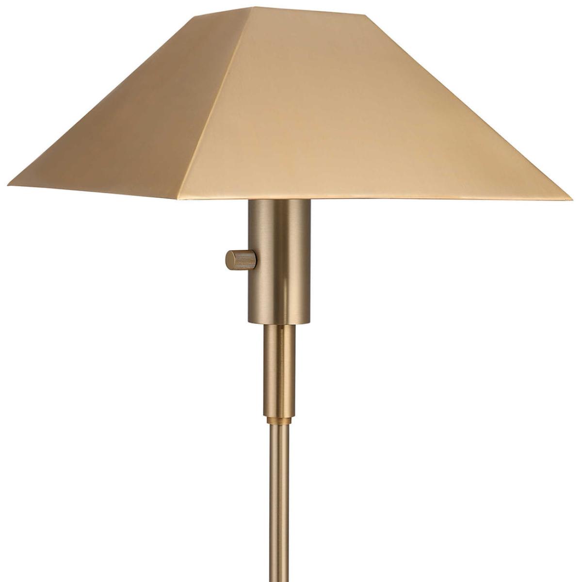 Uttermost Black Label Telescope Floor Lamp - White Marble/Brass – image 2