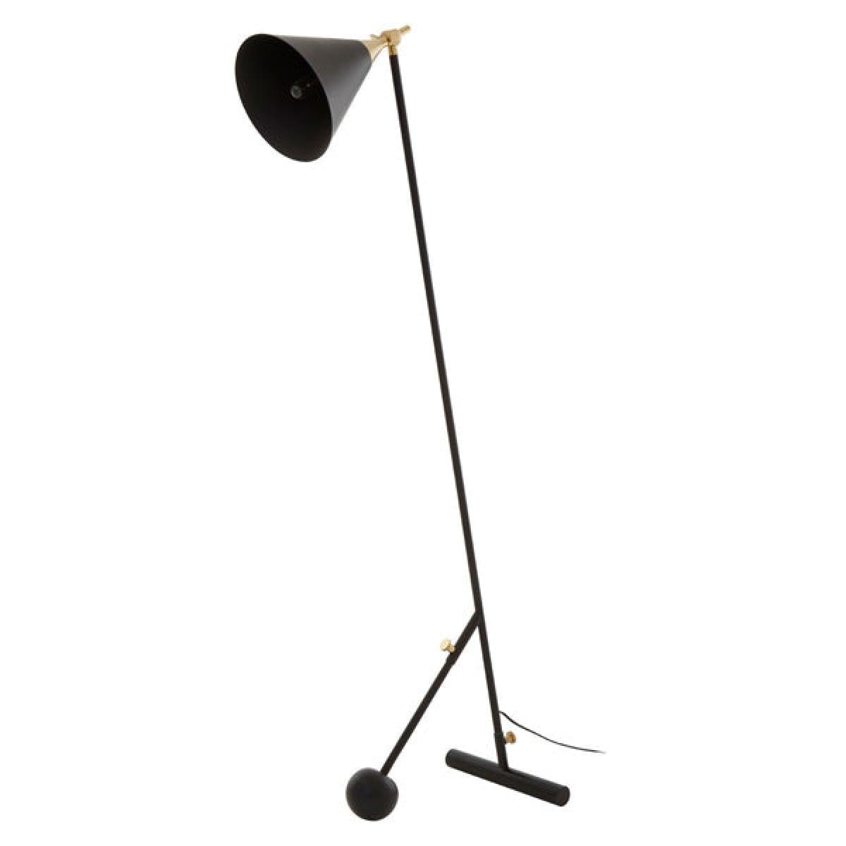 Olivia's Mannie Floor Lamp Black – image 2