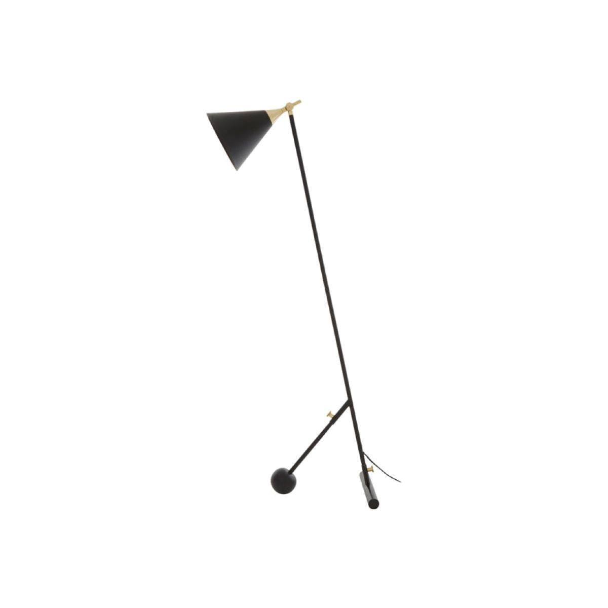 Olivia's Mannie Floor Lamp Black – image 1