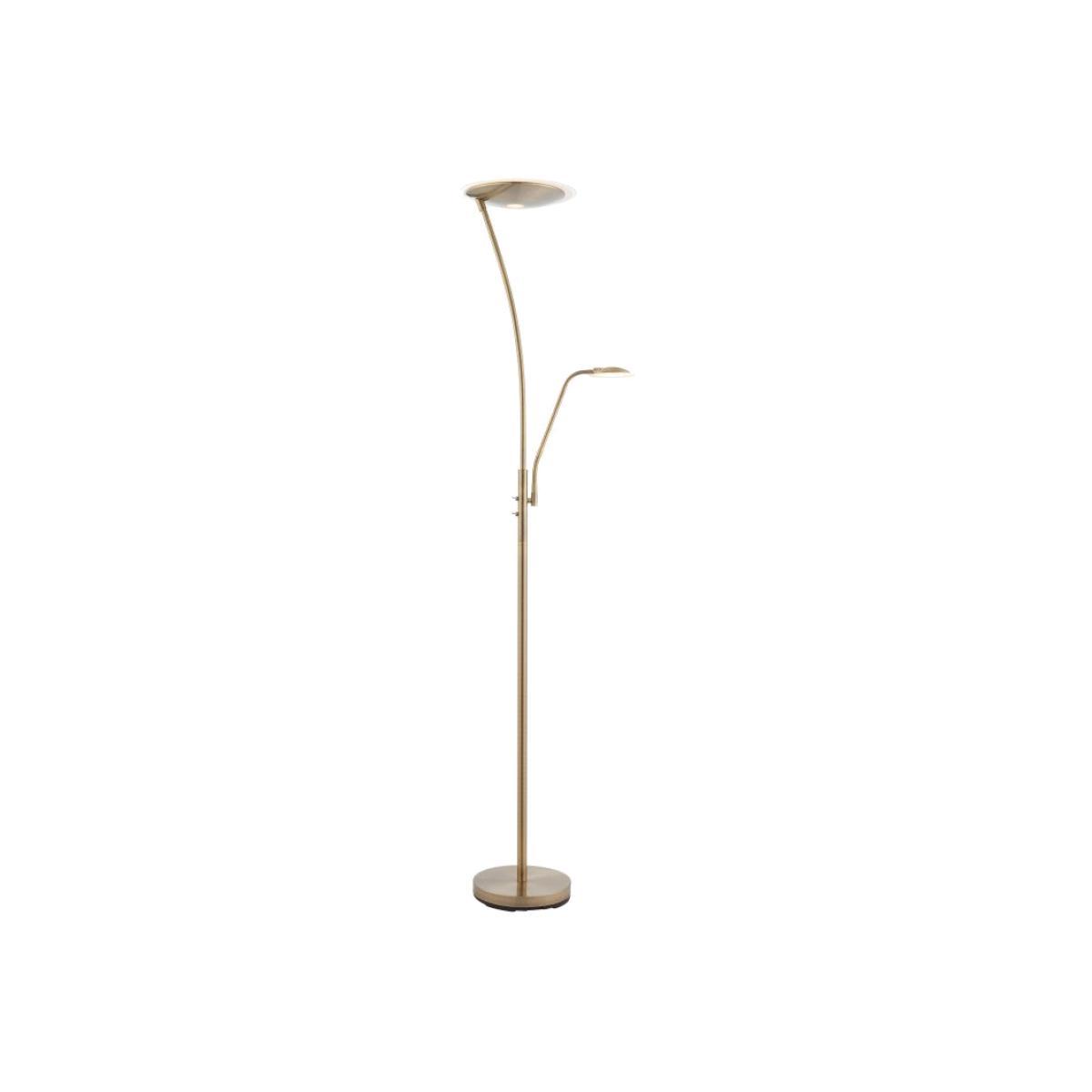 Gallery Direct Alassio Floor Lamp Antique Brass