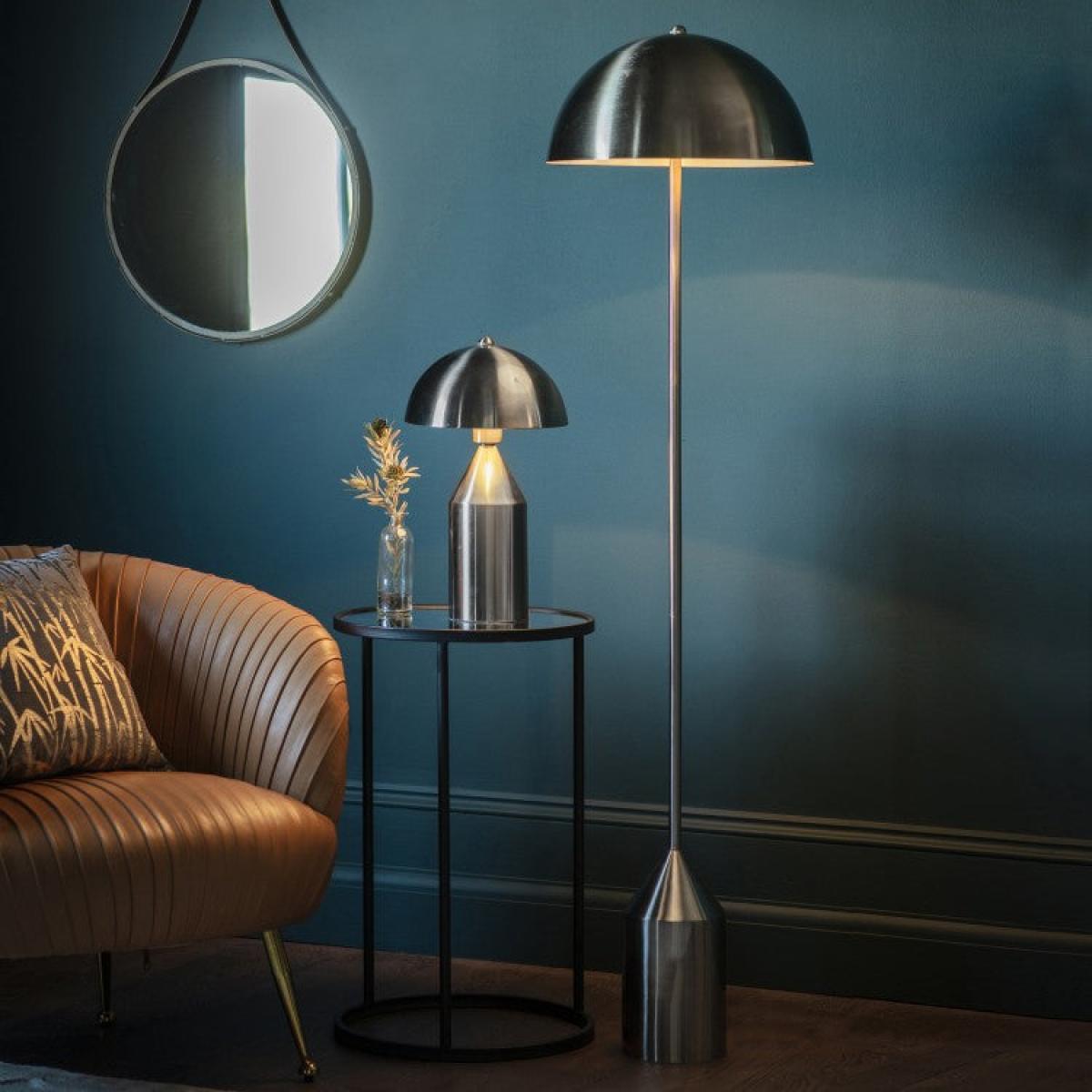 Gallery Direct Nova Floor Lamp Brushed Nickel – image 1