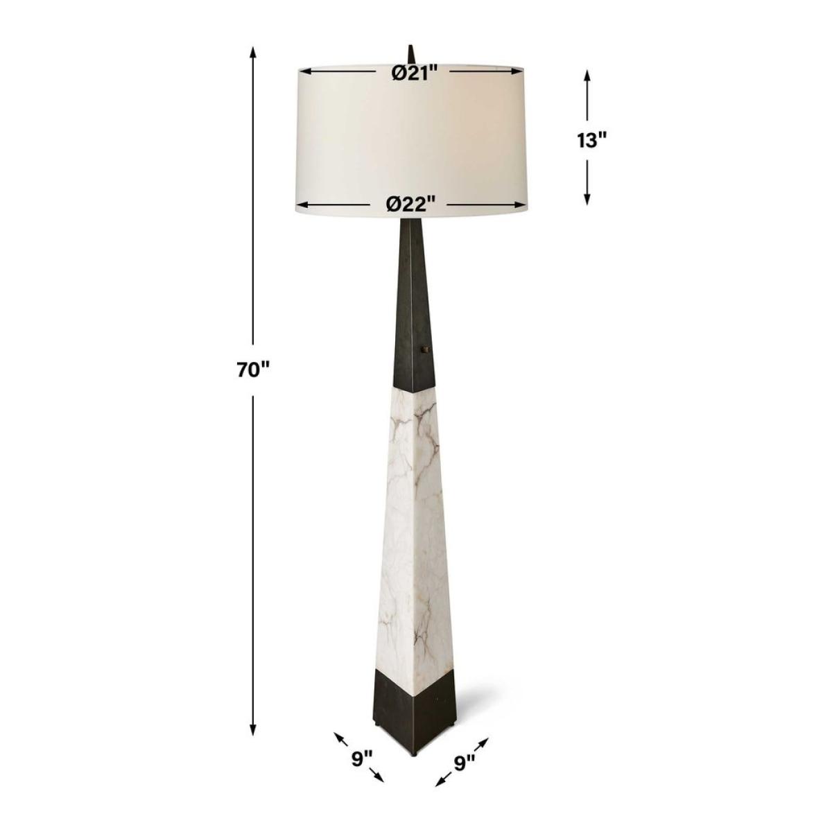 Uttermost Black Label Trian Floor Lamp – image 3