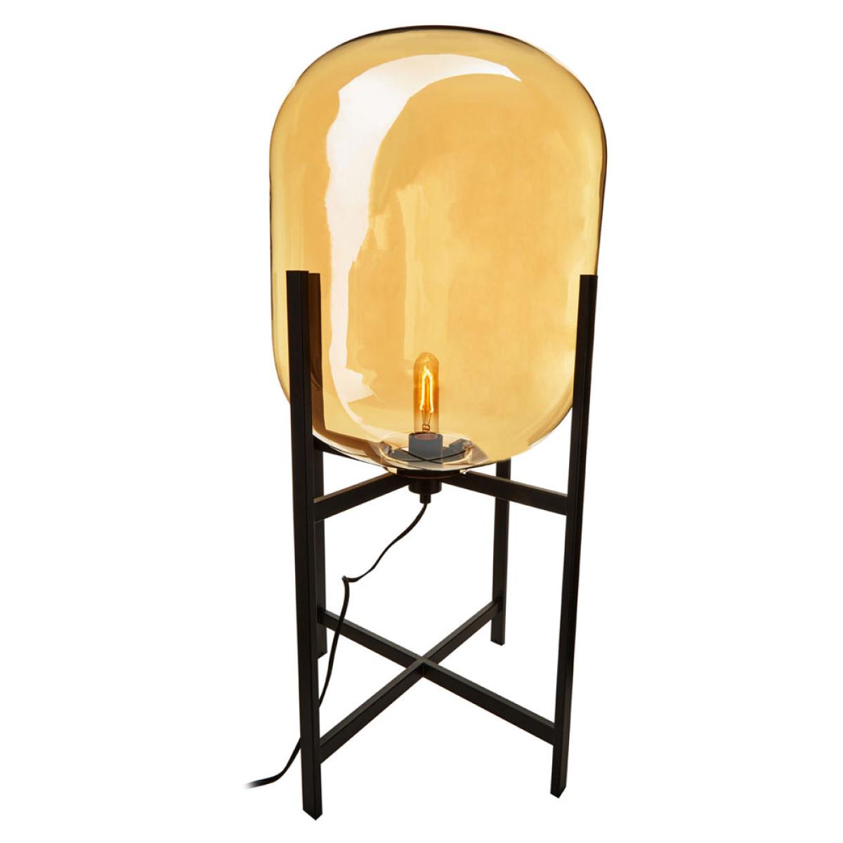 Olivia's Soft Industrial Collection - Tinto Champagne Glass Floor Lamp – image 2
