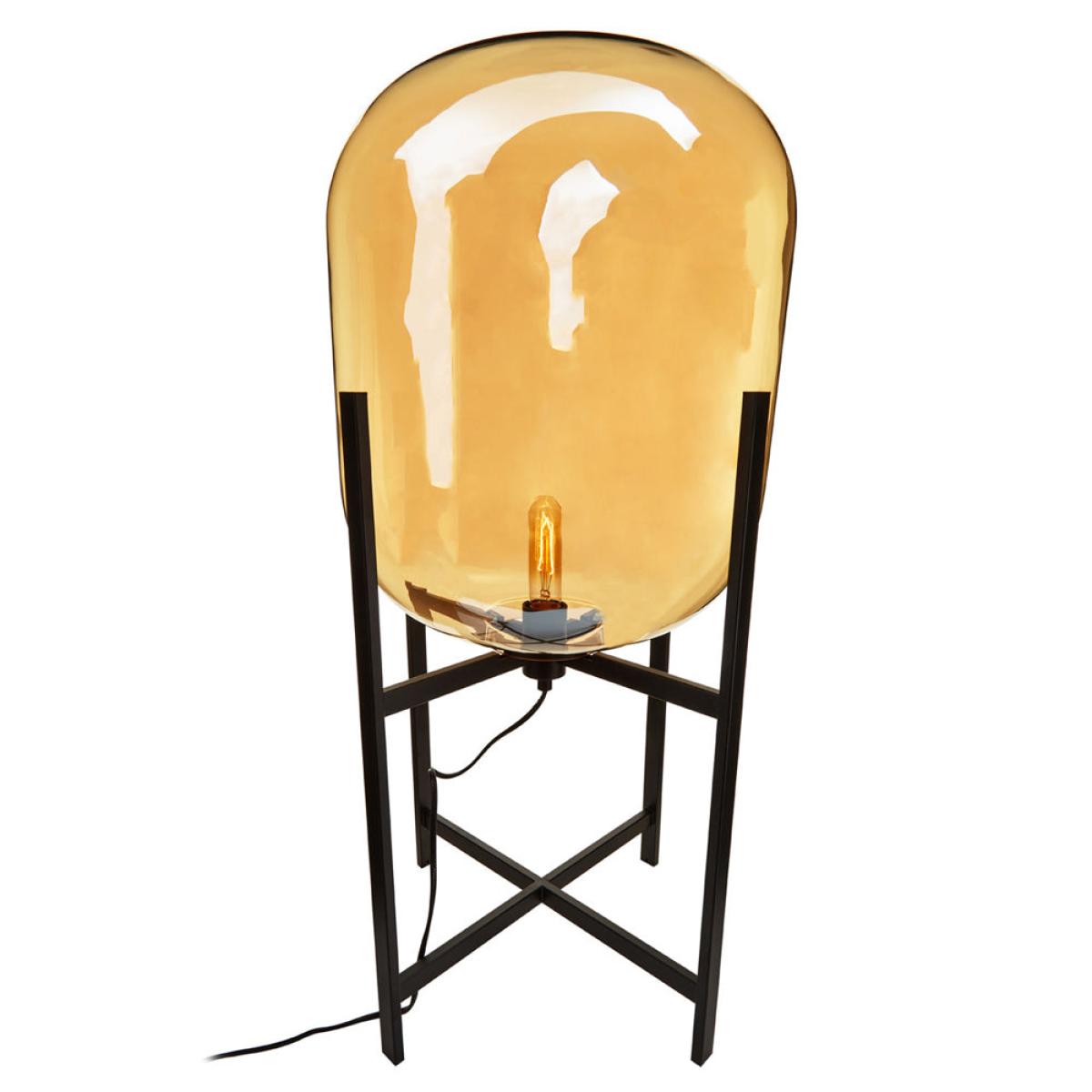 Olivia's Soft Industrial Collection - Tinto Champagne Glass Floor Lamp – image 3