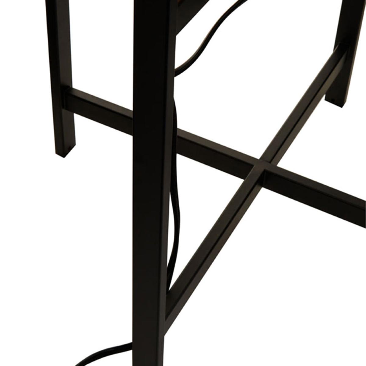 Olivia's Soft Industrial Collection - Tinto Champagne Glass Floor Lamp – image 6