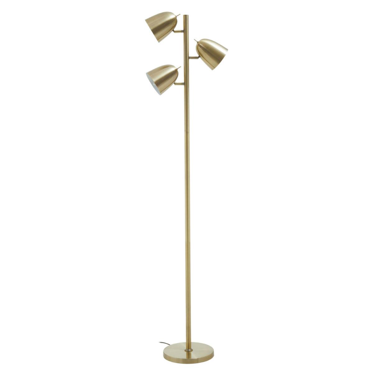 Olivia's Soft Industrial Collection - Newton Floor Lamp in Brass Finish – image 2