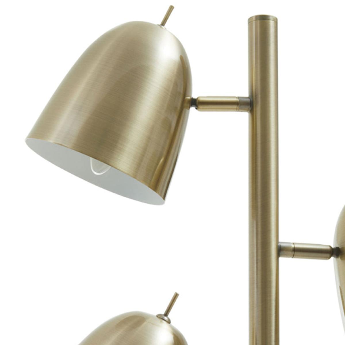 Olivia's Soft Industrial Collection - Newton Floor Lamp in Brass Finish – image 4
