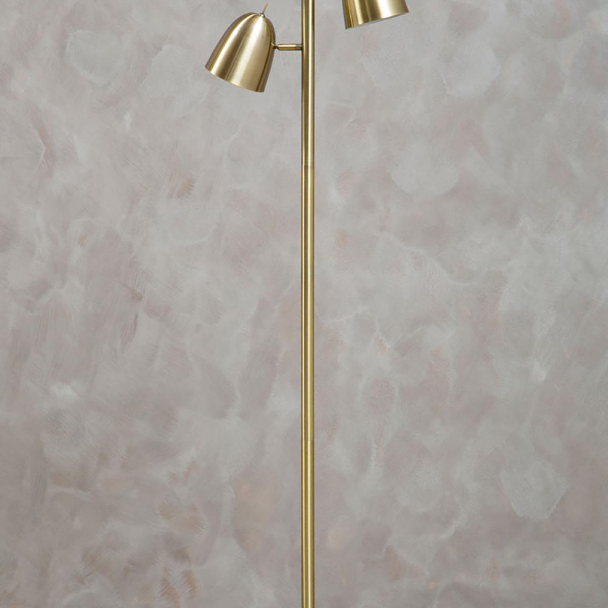 Olivia's Soft Industrial Collection - Newton Floor Lamp in Brass Finish – image 8
