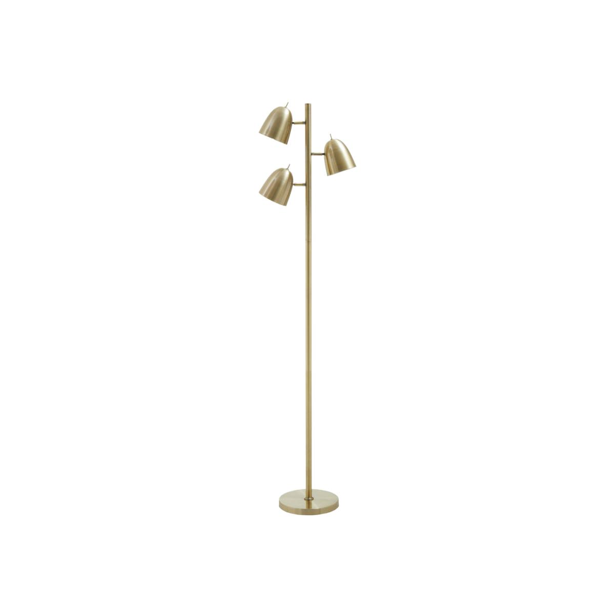 Olivia's Soft Industrial Collection - Newton Floor Lamp in Brass Finish – image 1