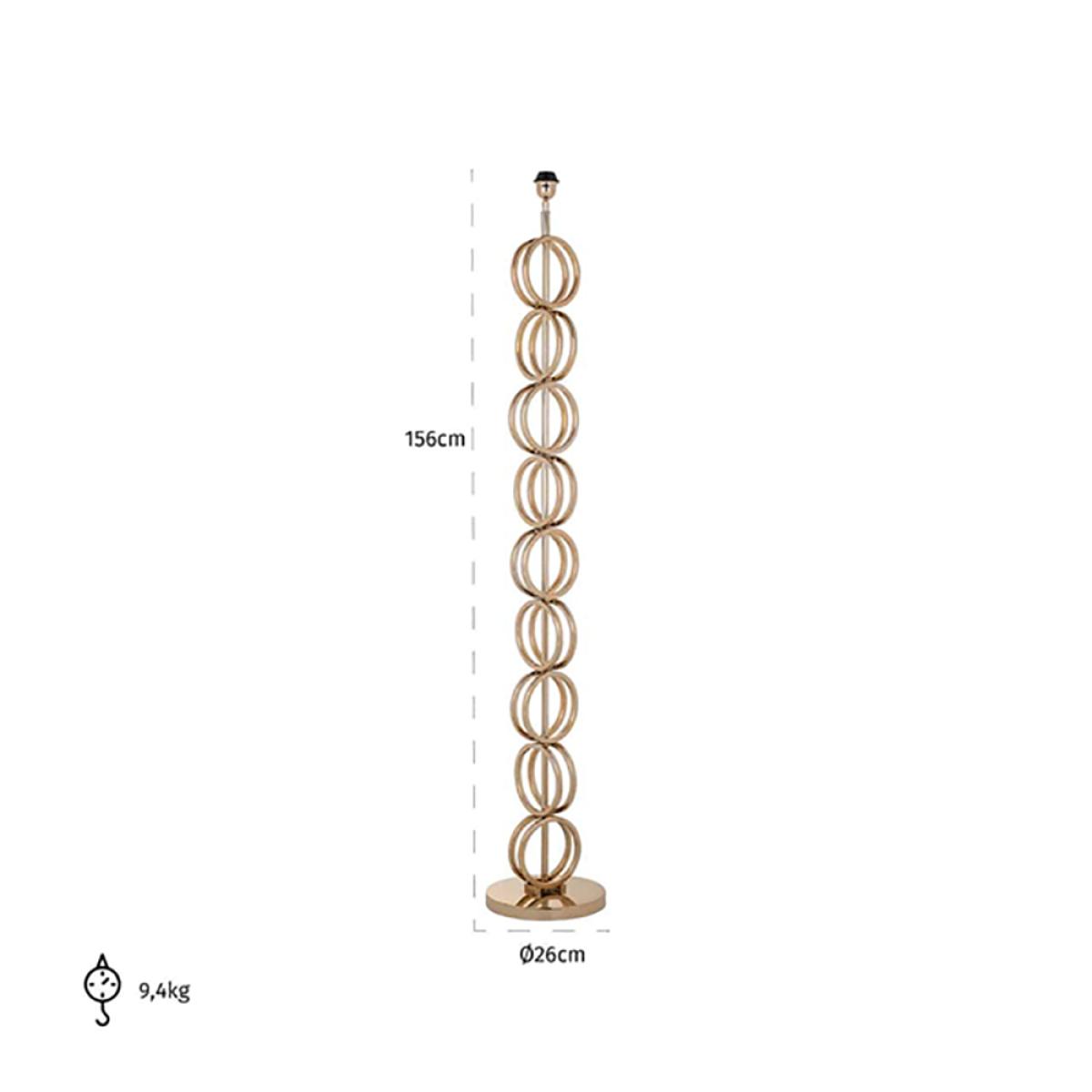 Richmond Adyson Gold Floor Lamp – image 2