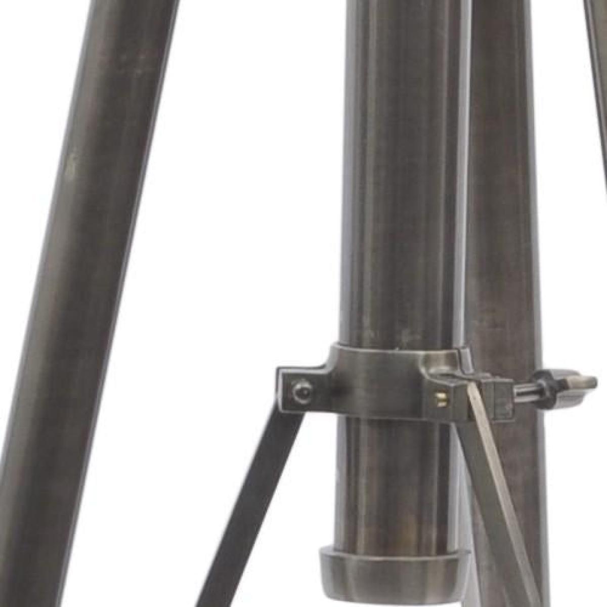 Libra Charlie Tripod Floor Lamp Copper And Satin Grey – image 2