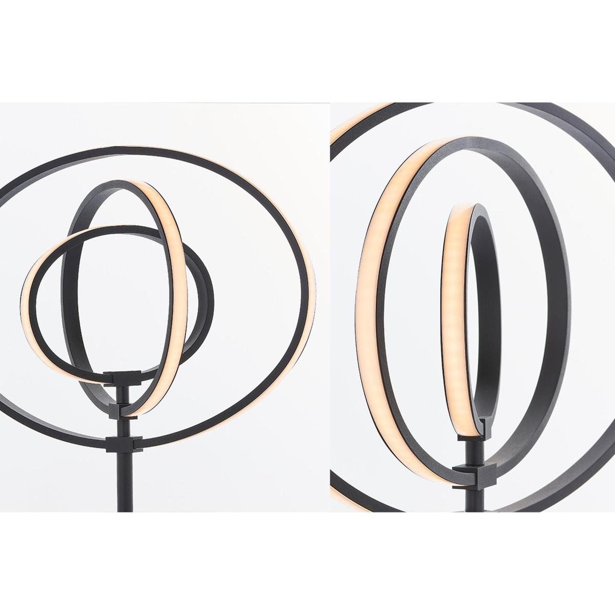 Vasilios Floor Lamp in Matte Black & White – image 3