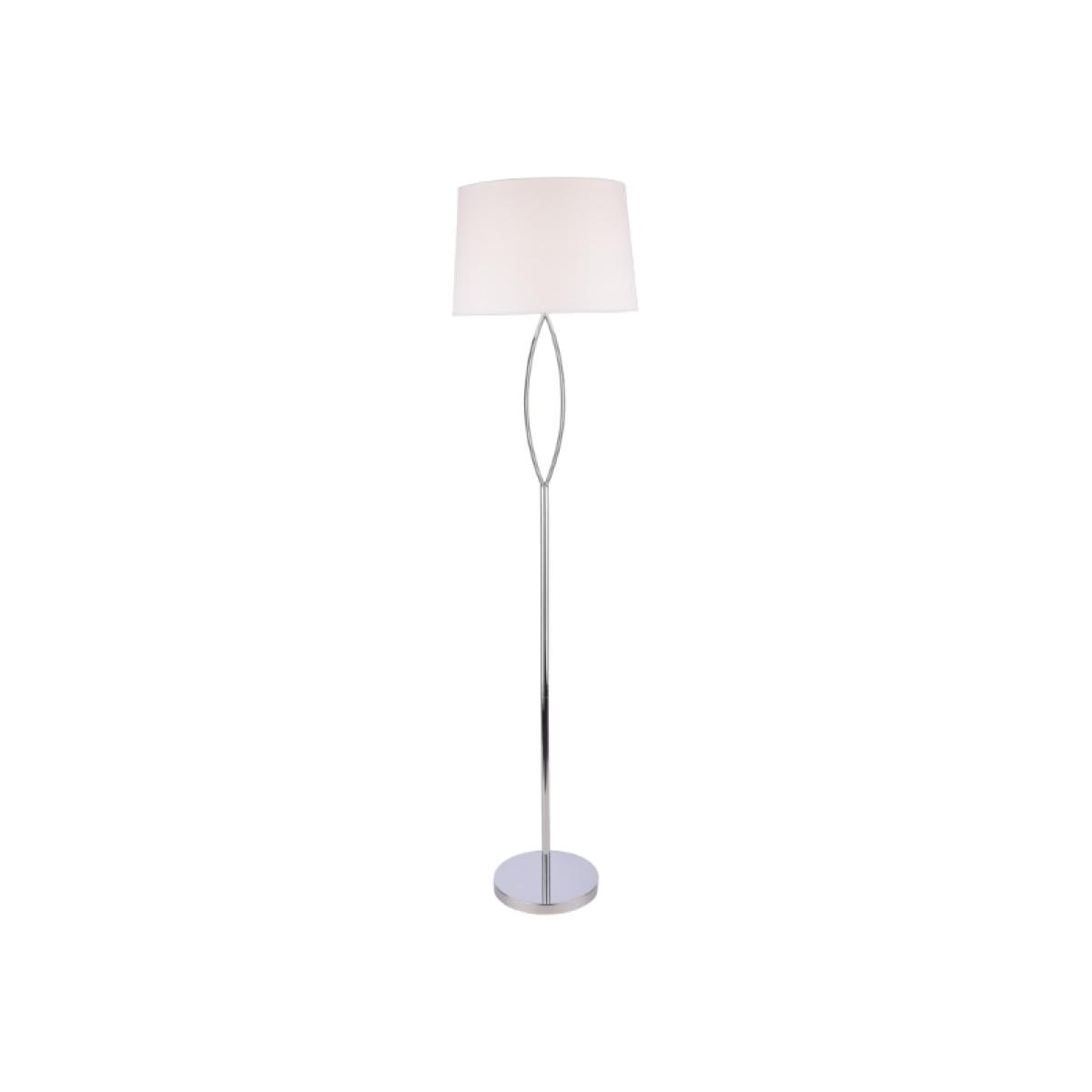 Rafela Polished Chrome Floor Lamp