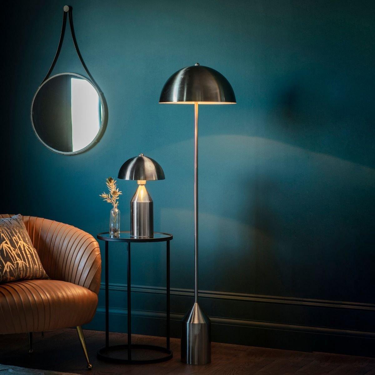 Nova Brushed Nickel Floor Lamp – image 2