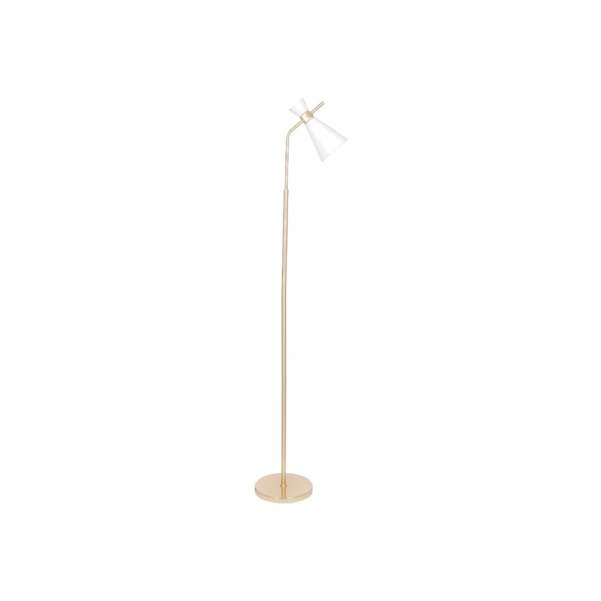 Monroe 1 Light Gold Floor Lamp – image 1
