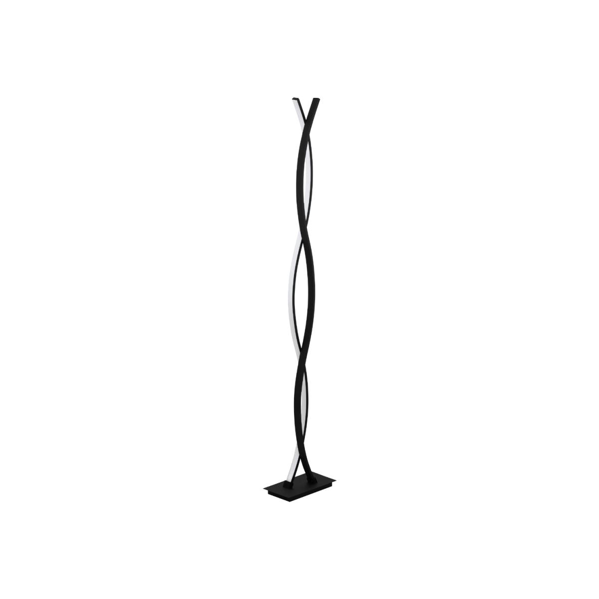Lasana LED Black Floor Lamp