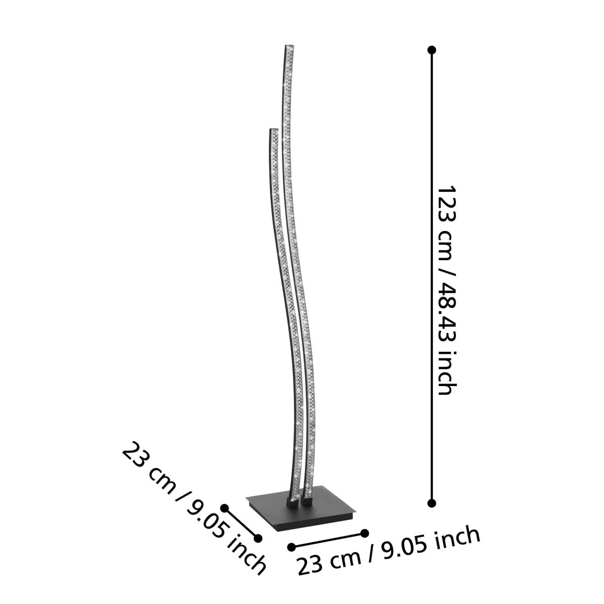 Lejias LED Black Floor Lamp – image 4