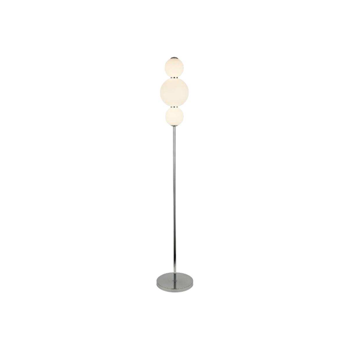 Snowball Opal Glass Floor Lamp