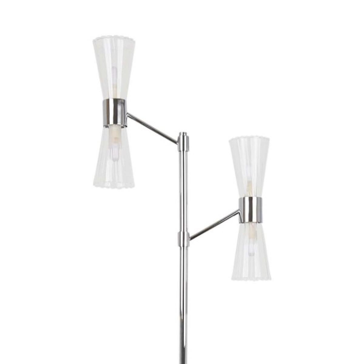 HERRERA 4 LIGHT POLISHED CHROME FLOOR LAMP – image 2