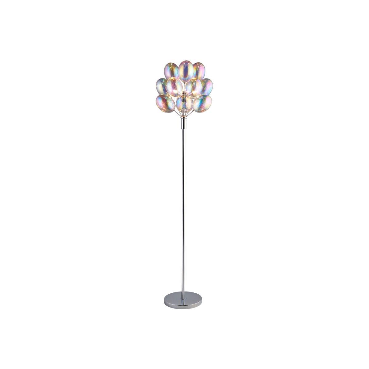 Tatum 3 Light Polished Chrome Floor Lamp
