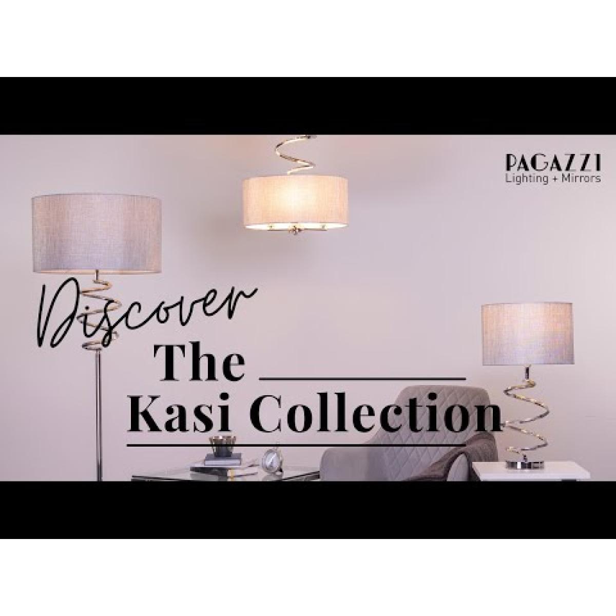 Kasi 158cm Floor Lamp Polished Chrome – image 2