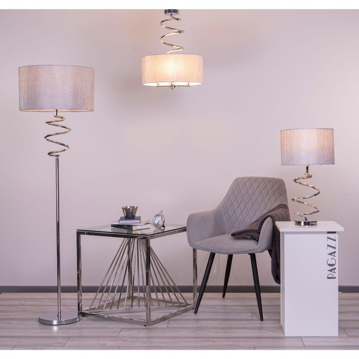 Kasi 158cm Floor Lamp Polished Chrome – image 3