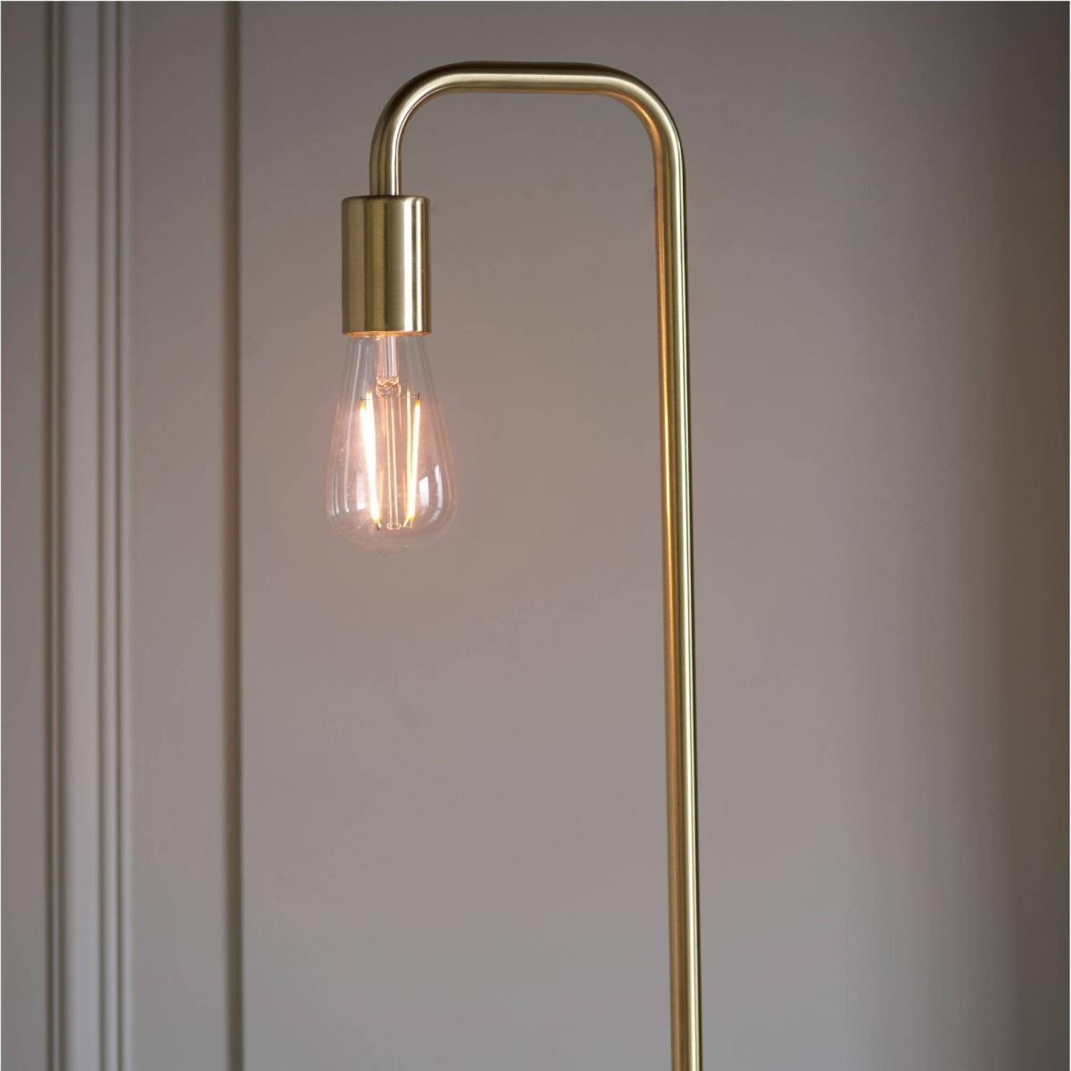 Rubens 160cm Floor Lamp Satin Gold – image 4