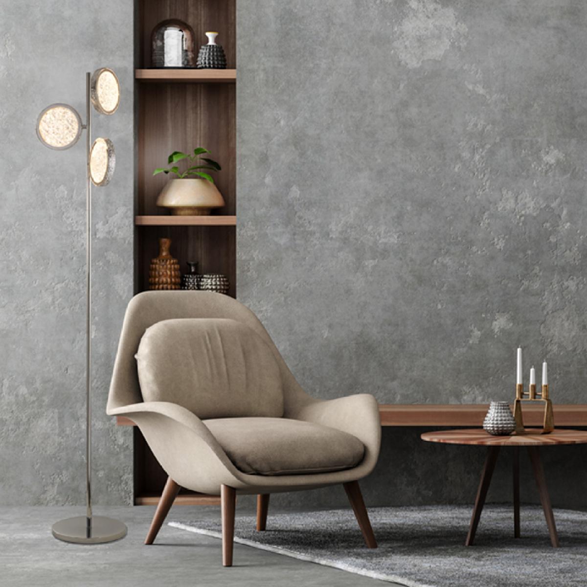 Lavinia LED Chrome Floor Lamp – image 1